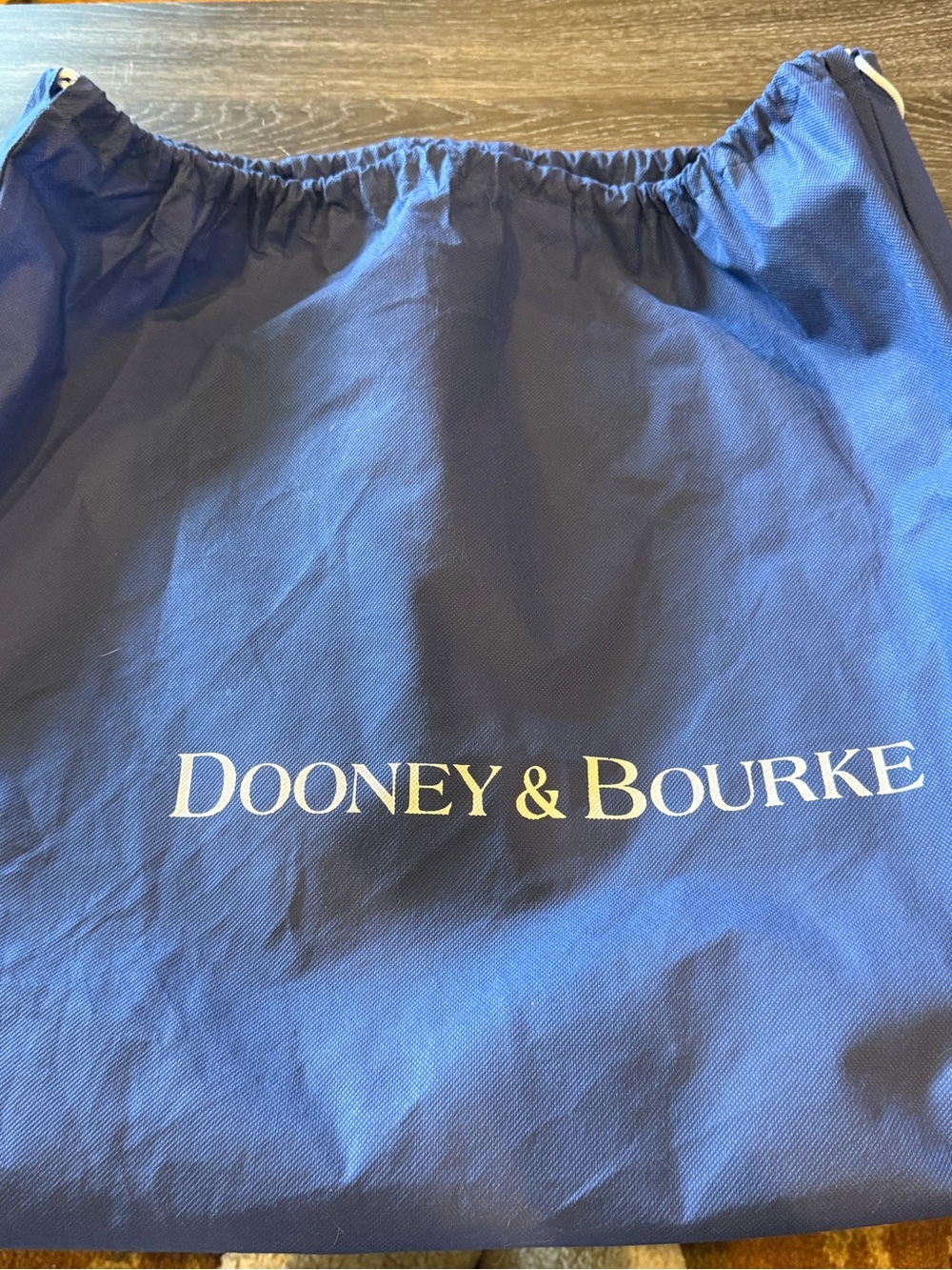 Dooney & Bourke Large Pebble Grain Tote Fuchsia Pink Brown Leather Shoulder Bag - Picture 8 of 10